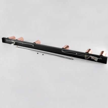 Corp de iluminat cu spoturi PUNTO 6xGU10/9W/230V aur roz