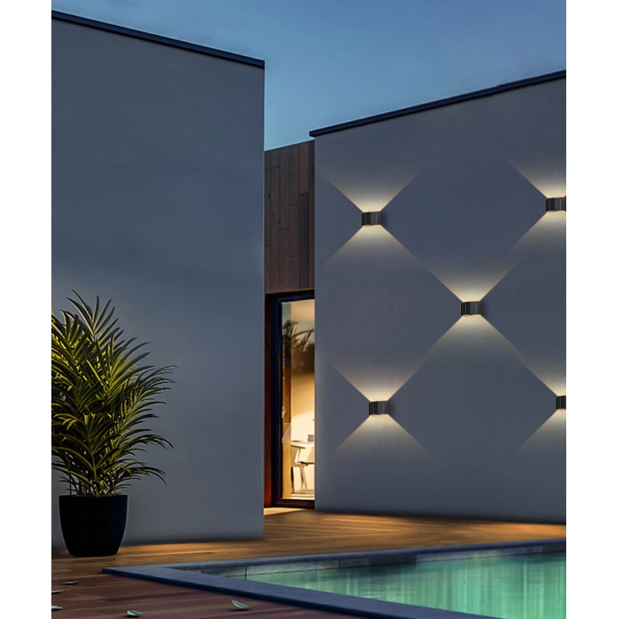 Lumină solară LED de perete cu senzor LED/2W/5V IP54 1300 mAh