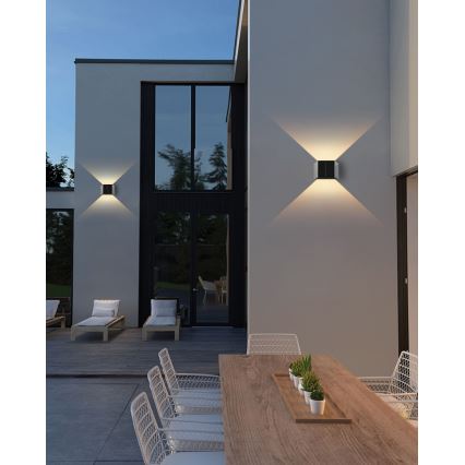 Lumină solară LED de perete cu senzor LED/2W/5V IP54 1300 mAh