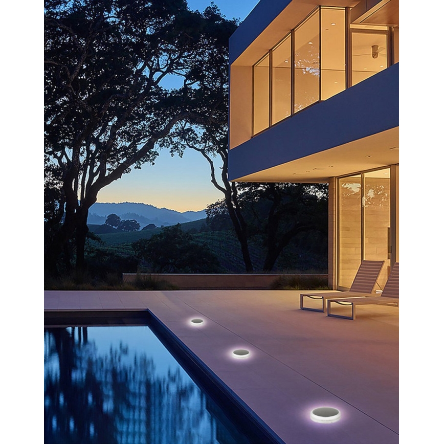 Iluminat solar LED exterior cu senzor LED/0,4W/3,2V IP54 500 mAh