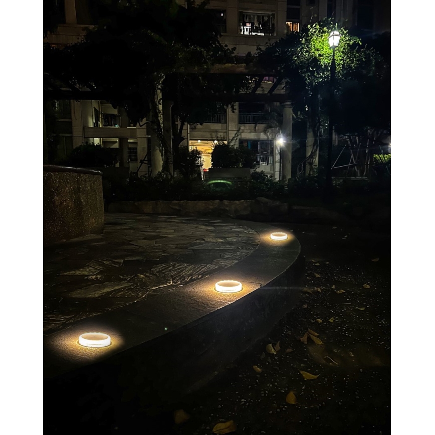 Iluminat solar LED exterior cu senzor LED/0,4W/3,2V IP54 500 mAh