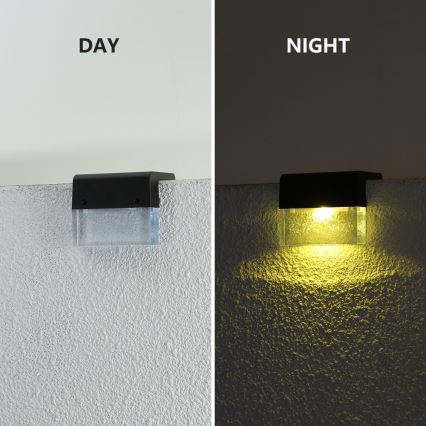 SET 2x LED RGB Lumină solară de perete LED/1W/1,2V 3500K IP65 600 mAh