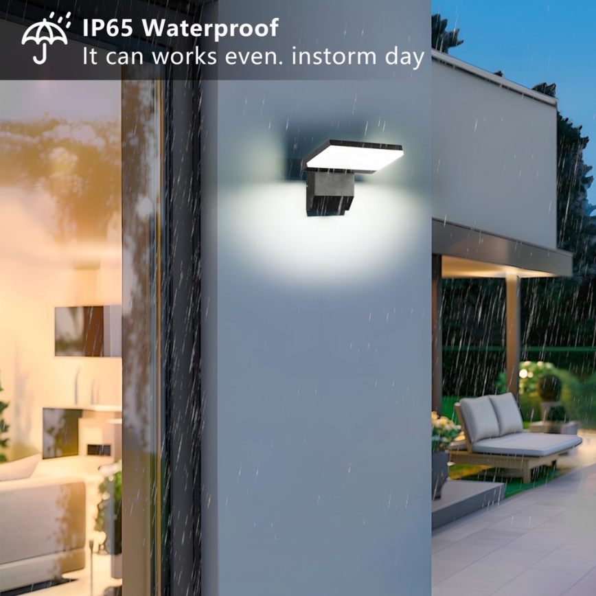 Aplică de perete pentru exterior MODERN LED/18W/230V IP65