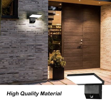 Aplică LED de exterior cu senzor MODERN LED/18W/230V IP65