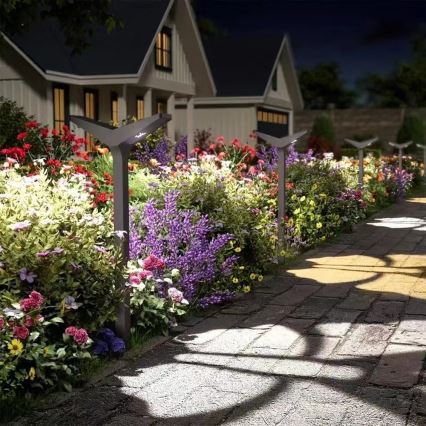 SUN BUTTERFLY Lampă solară cu senzor LED/1,5W/3,7V 3000/6000K IP65 1500 mAh