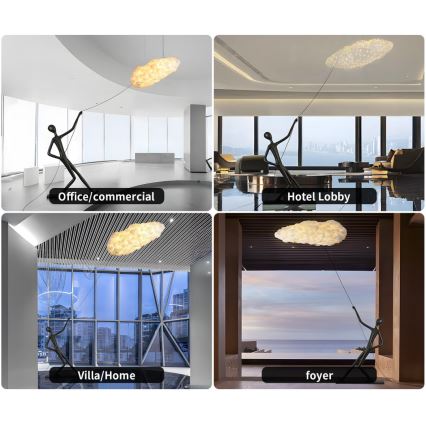 Lampă de podea SILUETTE 6xE27/40W/230V 180 cm Dream Reach