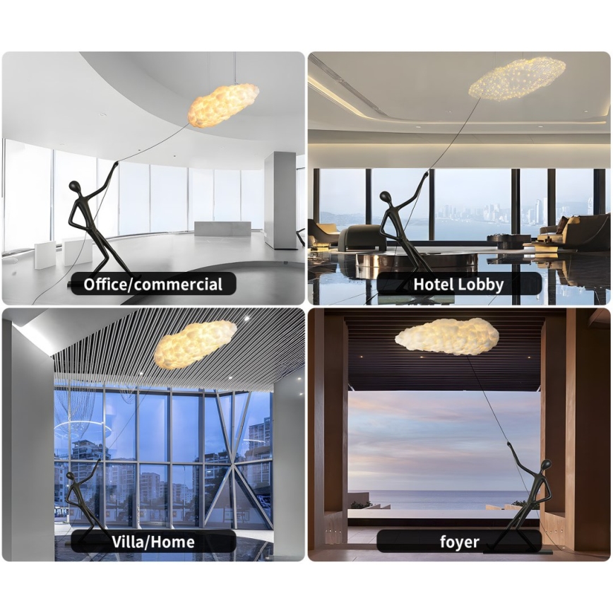 Lampă de podea SILUETTE 6xE27/40W/230V 180 cm Dream Reach