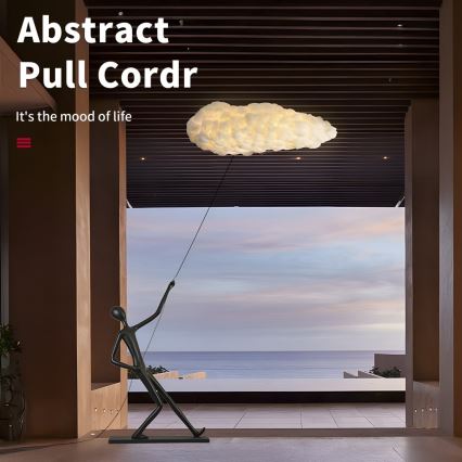 Lampă de podea SILUETTE 6xE27/40W/230V 180 cm Dream Reach