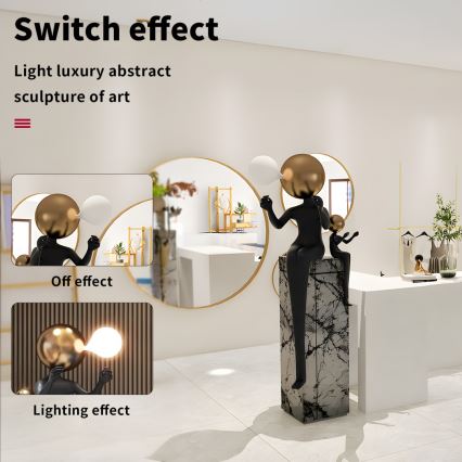Lampadar SILUETTE 1xE27/40W/230V 160 cm Aura