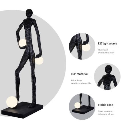 Lampadar SILUETTE 3xE27/60W/230V 185 cm Aura