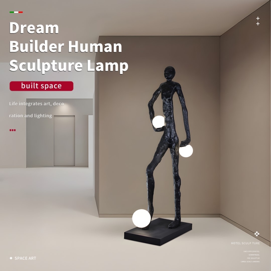 Lampadar SILUETTE 3xE27/60W/230V 185 cm Aura