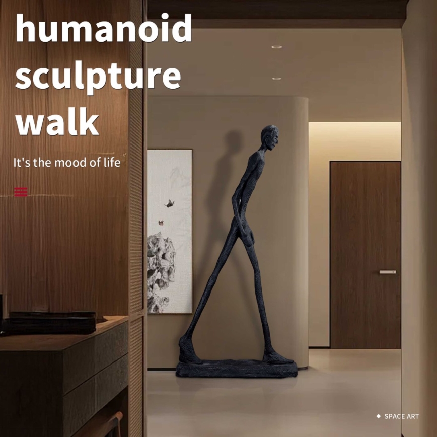 Statuie decorativă SILUETTE 210 cm Human