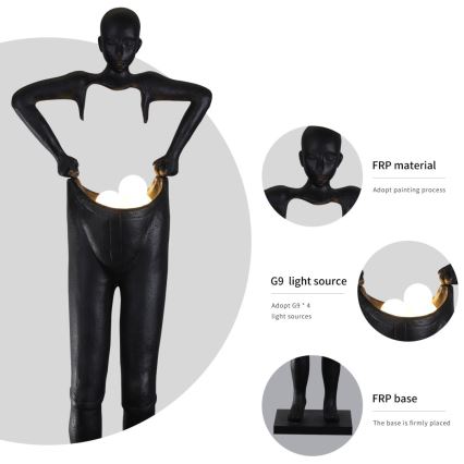 Lampadar SILUETTE 4xG9/10W/230V 185 cm Human Houdini