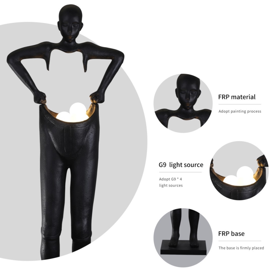 Lampadar SILUETTE 4xG9/10W/230V 185 cm Human Houdini