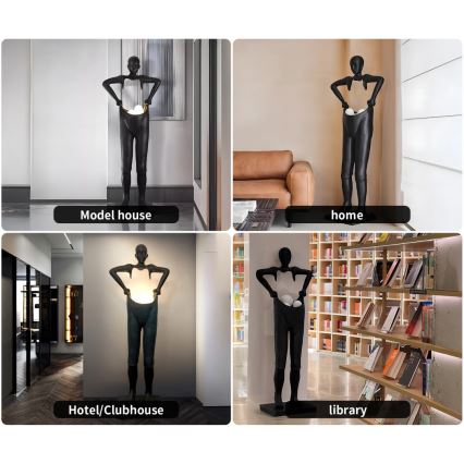 Lampadar SILUETTE 4xG9/10W/230V 185 cm Human Houdini
