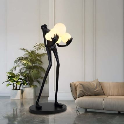 Lampadar SILUETTE 6xE27/25W/230V 180 cm Human Ball