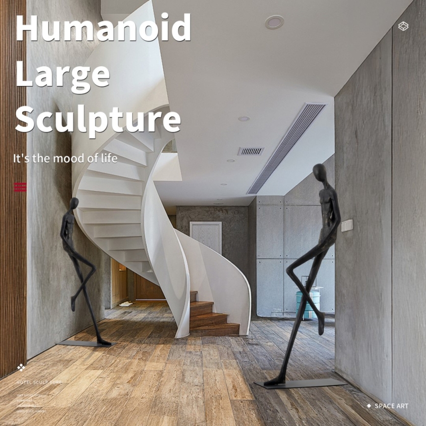 Statuetă decorativă SILUETTE 178 cm Human Relax
