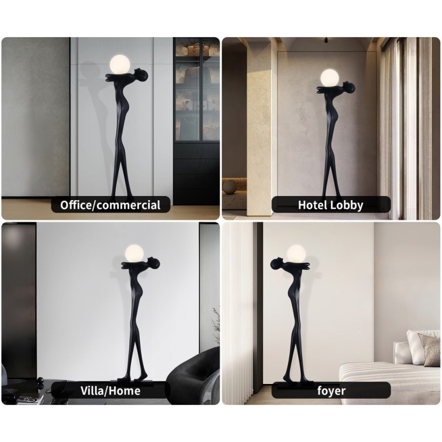Lampă de podea SILUETTE 1xE27/25W/230V 175 cm Human Woman