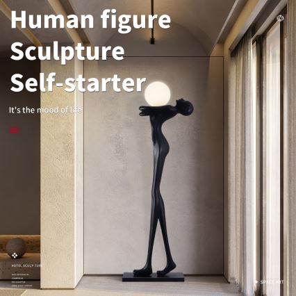 Lampă de podea SILUETTE 1xE27/25W/230V 175 cm Human Woman