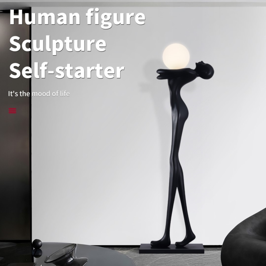 Lampă de podea SILUETTE 1xE27/25W/230V 175 cm Human Woman
