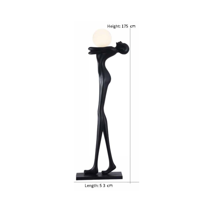 Lampă de podea SILUETTE 1xE27/25W/230V 175 cm Human Woman