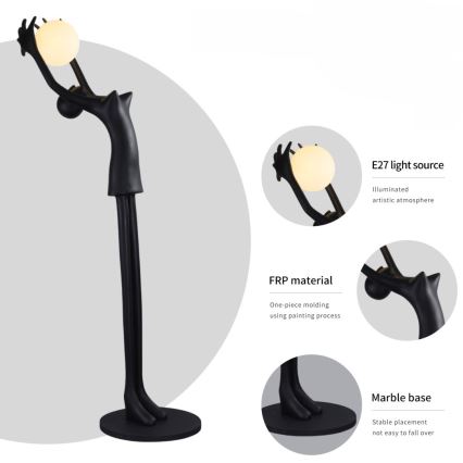 Lampă de podea SILUETTE 1xE27/25W/230V 210 cm Human Girl