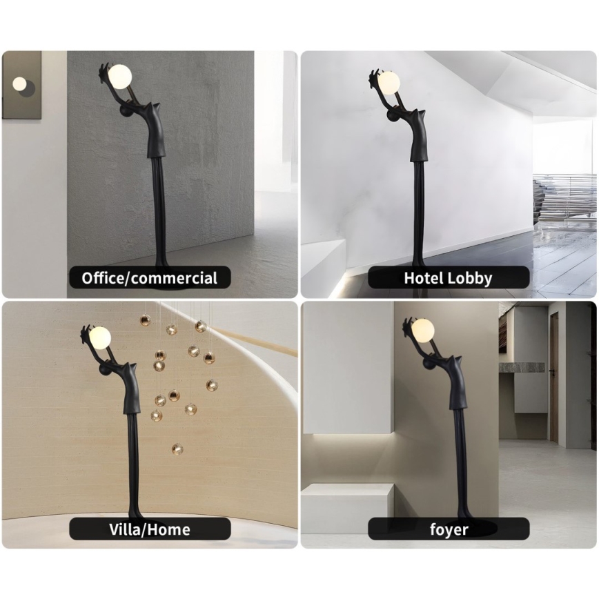 Lampă de podea SILUETTE 1xE27/25W/230V 210 cm Human Girl