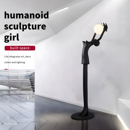 Lampă de podea SILUETTE 1xE27/25W/230V 210 cm Human Girl