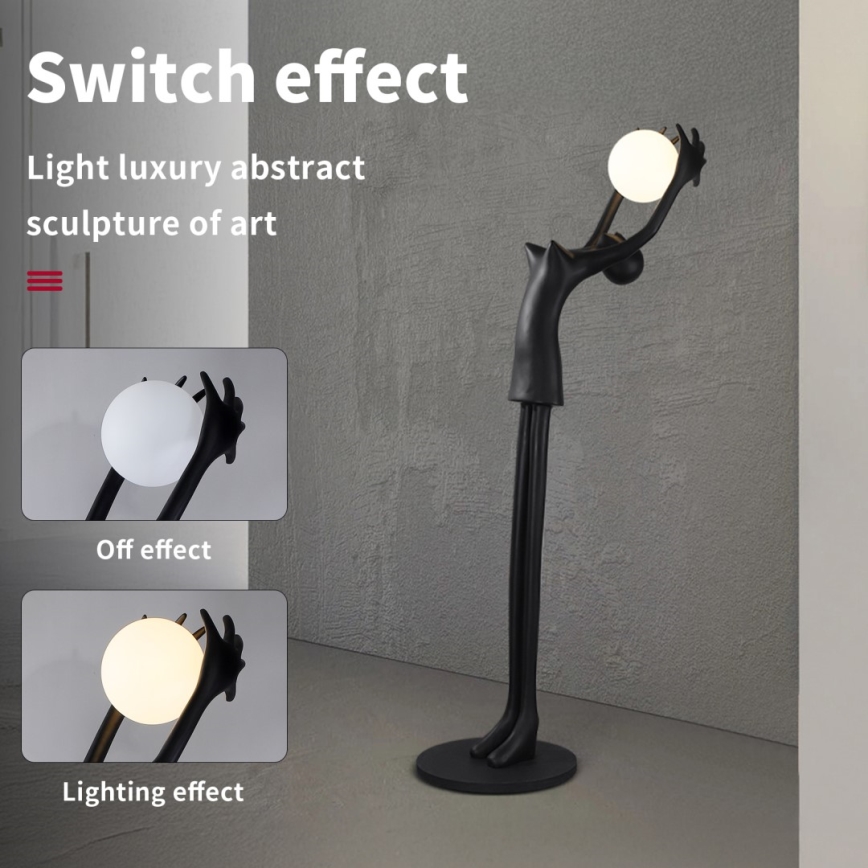 Lampă de podea SILUETTE 1xE27/25W/230V 210 cm Human Girl