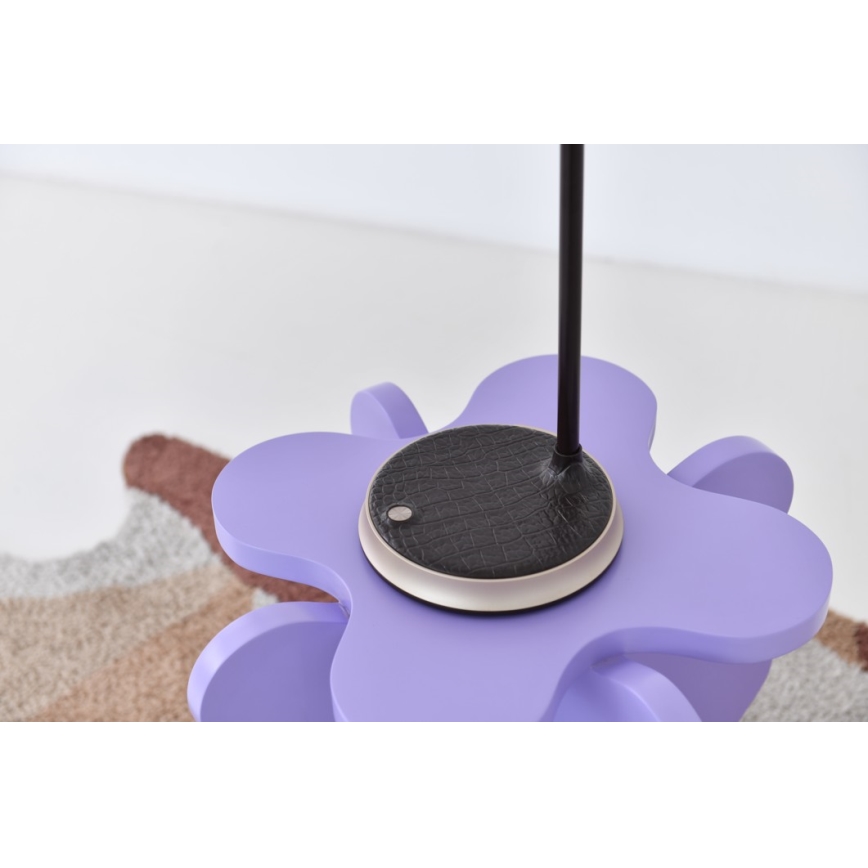 Lampă de birou LED reglabilă cu încărcare wireless FINCH LED/9W/12/230V gri/crom lucios