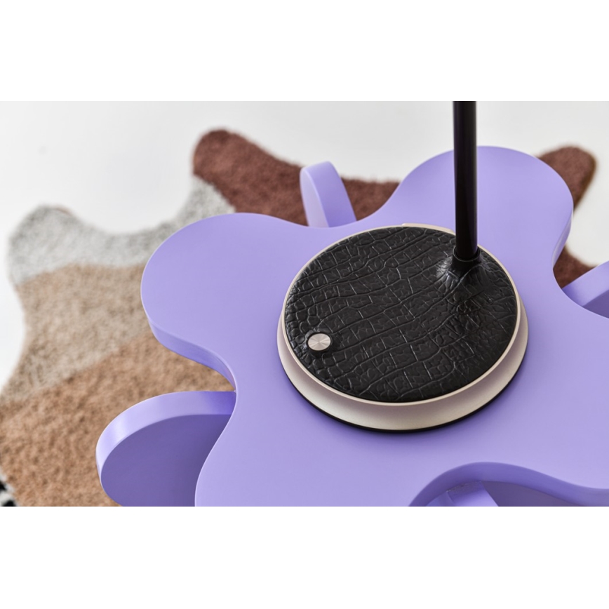 Lampă de birou LED reglabilă cu încărcare wireless FINCH LED/9W/12/230V gri/crom lucios