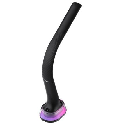 Lampă de birou LED RGB reglabilă cu încărcare wireless CORELLA LED/7W/12/230V negru