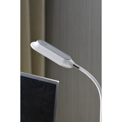 Lampă de birou LED+CCT dimmabilă cu clemă CLIP LED/7,5W/230V 3000/4200/5000K albă