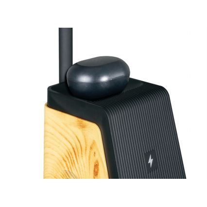 Lampă de birou LED+CCT dimabilă cu încărcare wireless QI IDEAL LED/8W/230V 2700/4000/5000K bej