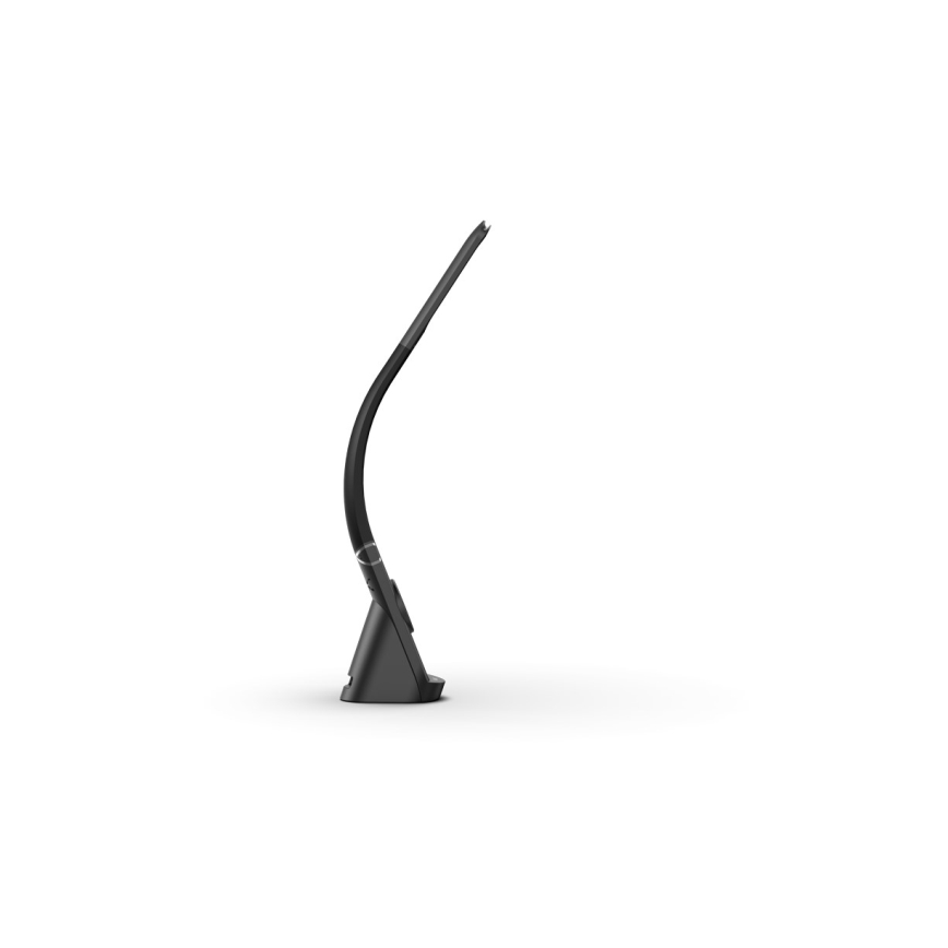 Lampă de masă LED reglabilă cu încărcare wireless MAGIC LED/5W/230V, neagră