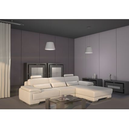 Immax NEO 07053L - Candelabru LED RGBW dimabil pe cablu CONO 1xE27/8,5W/230V 32 cm Tuya + telecomandă