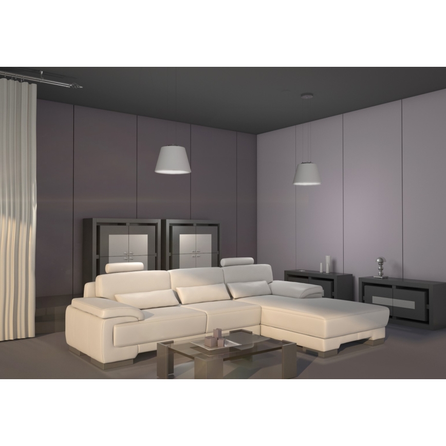 Immax NEO 07053L - Candelabru LED RGBW dimabil pe cablu CONO 1xE27/8,5W/230V 32 cm Tuya + telecomandă