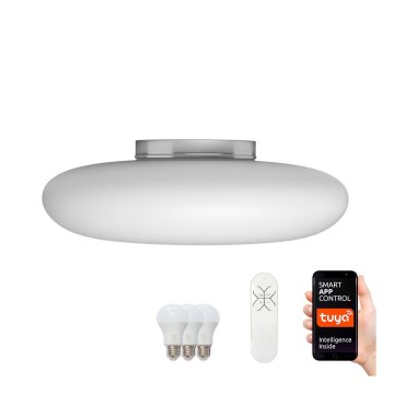 Immax NEO 07061L-LED RGBW Plafonieră reglabilă FUENTE 3xLED/8,5W/100-240V Tuya + telecomandă
