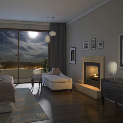 Immax NEO - LED Lustră pe cablu dimmabilă RGB COCONO 1xE27/8,5W/100-240V