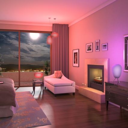 Immax NEO - LED Lustră pe cablu dimmabilă RGB COCONO 1xE27/8,5W/100-240V