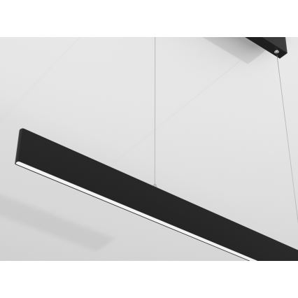 Immax NEO 07076L - Candelabru LED reglabil pe cablu, negru LISTON LED/18W/230V Tuya + telecomandă