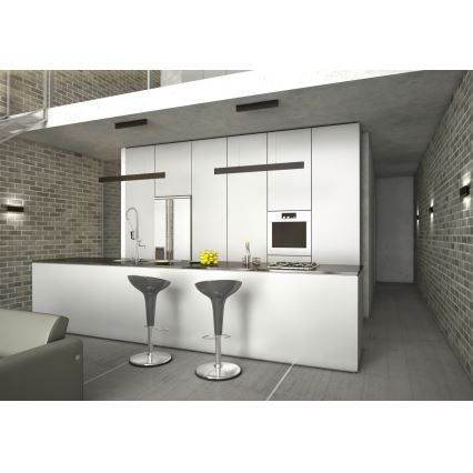 Immax NEO 07076L - Candelabru LED reglabil pe cablu, negru LISTON LED/18W/230V Tuya + telecomandă