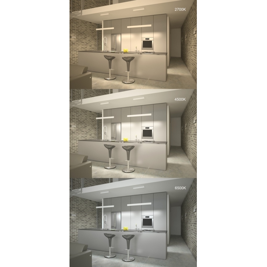 Immax NEO 07076L - Candelabru LED reglabil pe cablu, negru LISTON LED/18W/230V Tuya + telecomandă