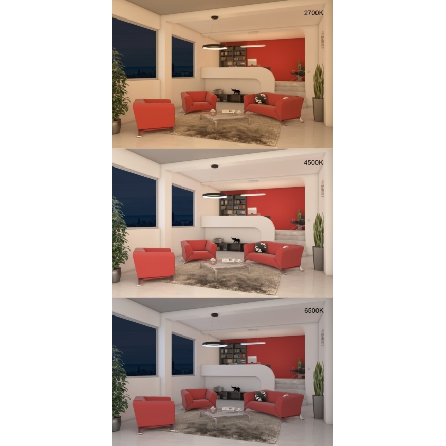 Immax NEO 07080L - Candelabru LED reglabil pe cablu LIMITADO LED/39W/230V 60 cm Tuya + telecomandă