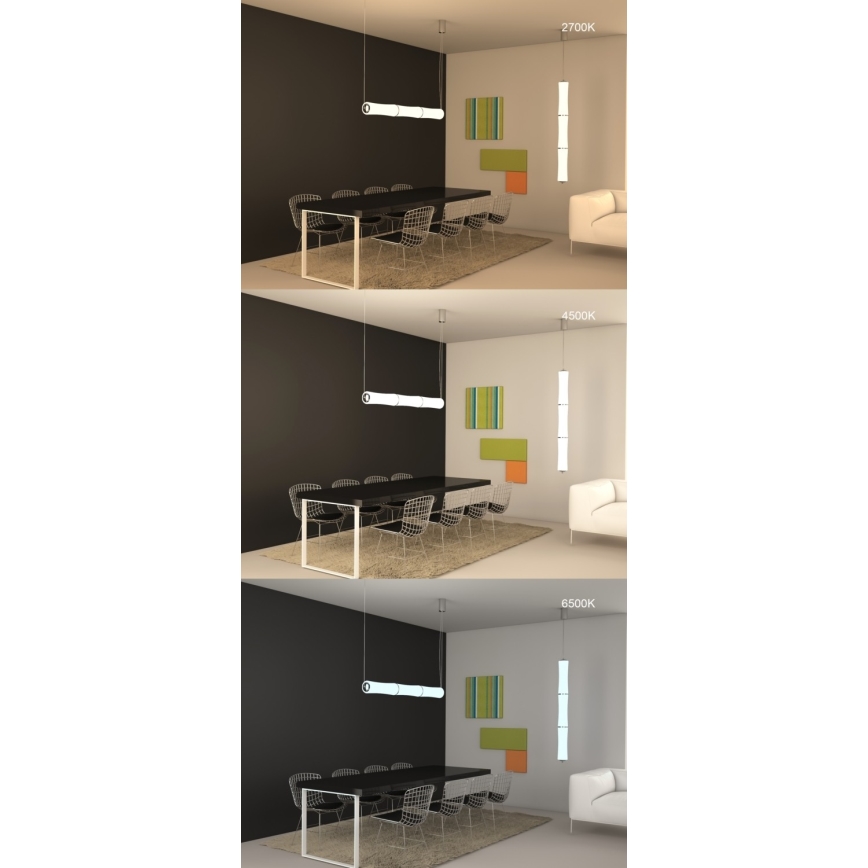 Immax NEO 07102L - Candelabru LED reglabil pe cablu BAMBOOS LED/30W/230V 90 cm Tuya + telecomandă