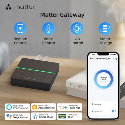Immax NEO 07117-5 - Bridge MATTER inteligent Zigbee 3.0 230V Tuya Wi-Fi