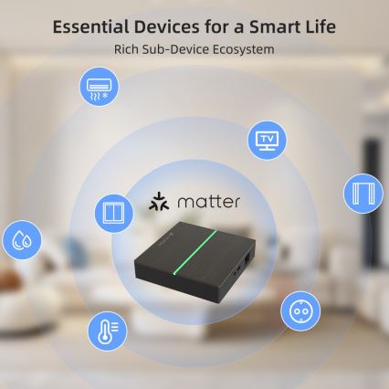 Immax NEO 07117-5 - Bridge MATTER inteligent Zigbee 3.0 230V Tuya Wi-Fi