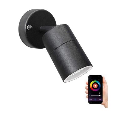 Immax NEO 07118B-2 - Lampă de perete LED RGB+CCT reglabilă pentru exterior PARED 1xGU10/5,5W/230V Wi-Fi Tuya IP65