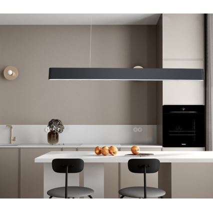 Immax NEO 07157-B120X - Candelabru LED RGB+CCT reglabil pe cablu MILANO LED/40W/230V Tuya negru