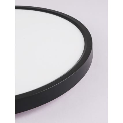 Immax NEO 07166-B40 - Plafonier LED RGB+CCT reglabil NEO LITE TUDO LED/50W/230V Wi-Fi Tuya negru + telecomandă